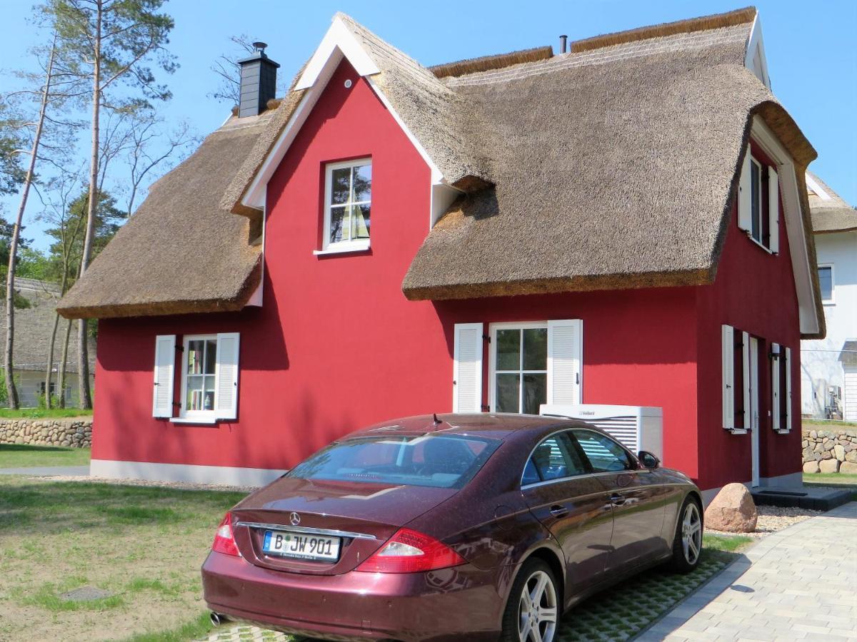 Reetdachhaus Am Haff Mit Sauna, Terrasse, Wlan Zirchow Εξωτερικό φωτογραφία